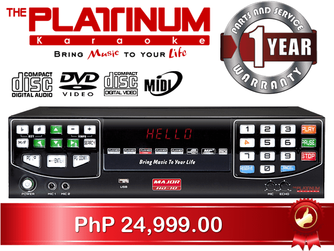 Just In Time For The Upcoming Holidays, Platinum Karaoke - Platinum Karaoke Price List Philippines (651x500), Png Download