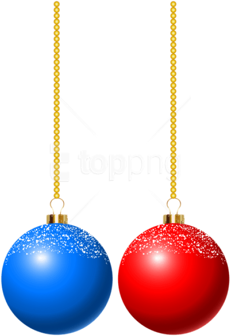 Free Png Christmas Balls Red Blue Png - Christmas Ornament (480x688), Png Download