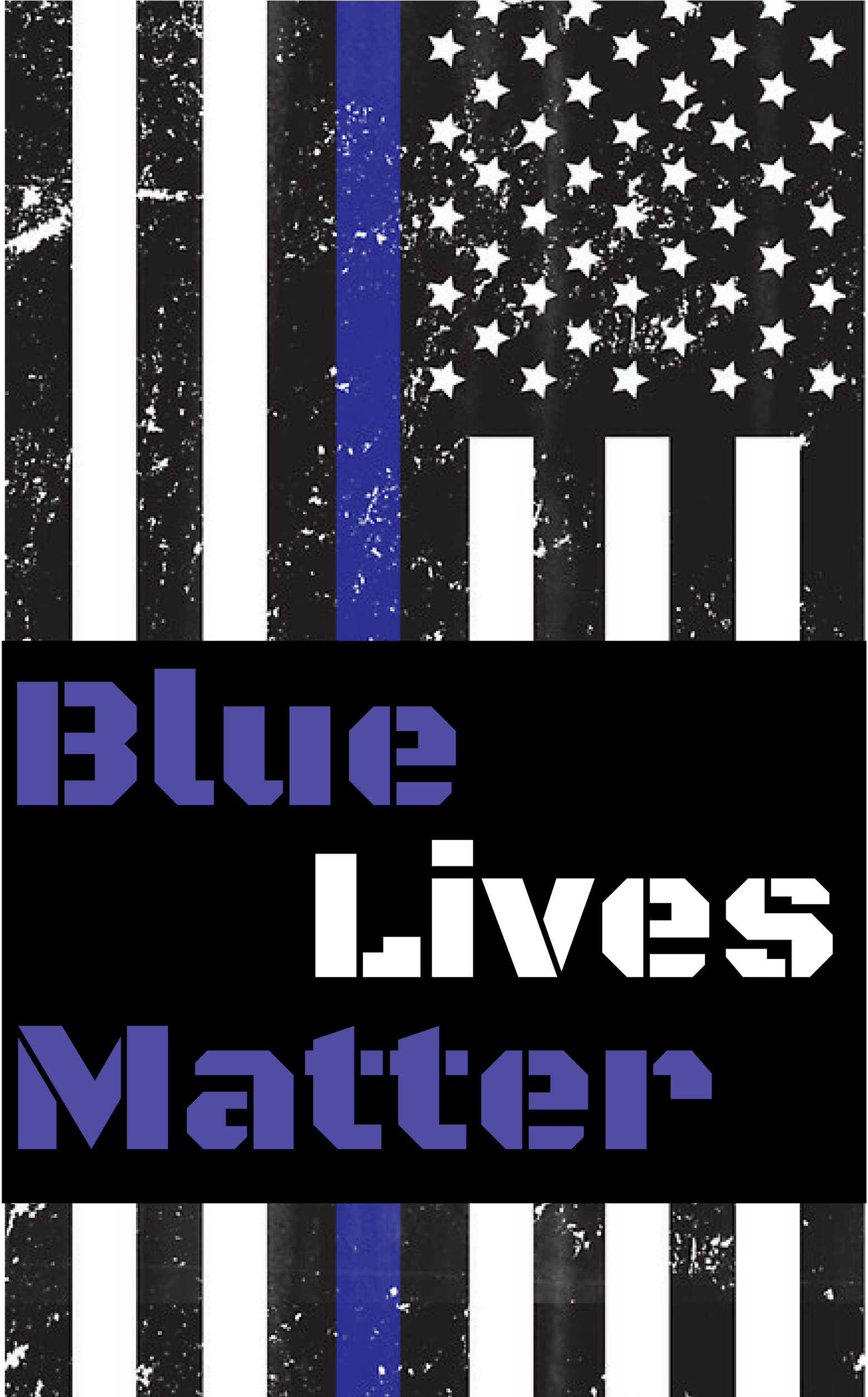 Thin Blue Line, Blue Lives Matter, Police Support, - Denim (2500x2500), Png Download