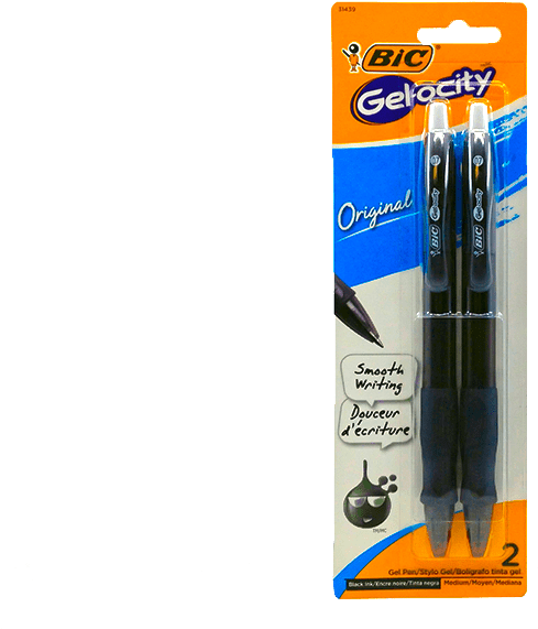 Bic Gel Pens (800x600), Png Download