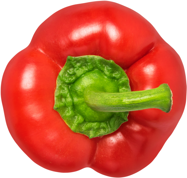 Red Pepper - Red Bell Pepper (866x650), Png Download