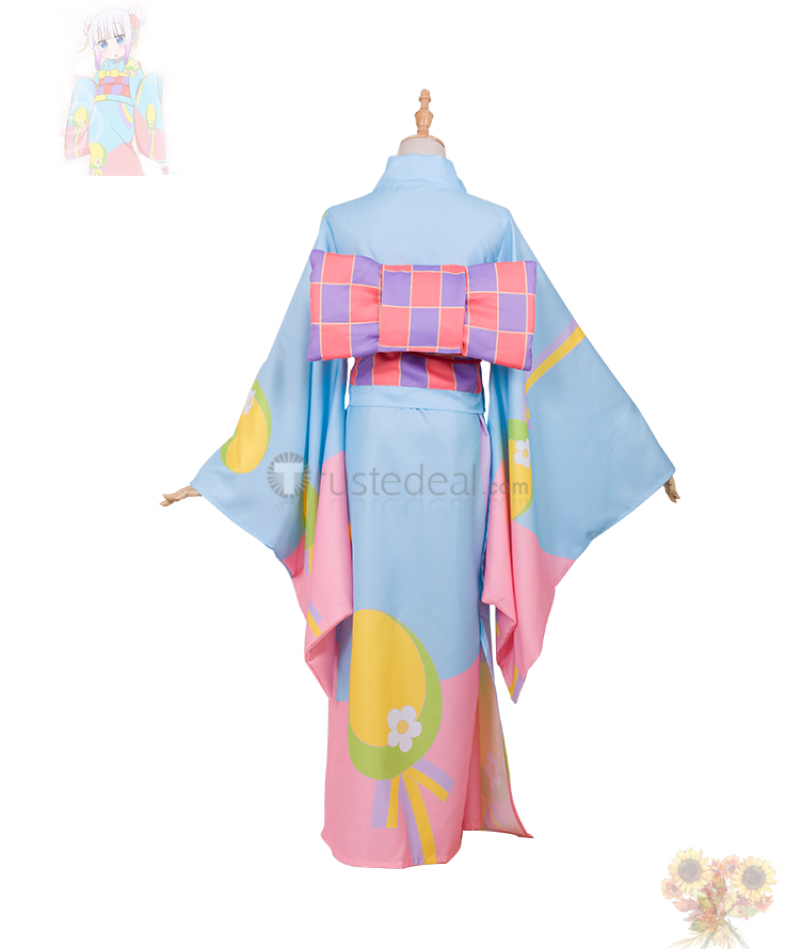 Miss Kobayashi's Dragon Maid Kanna Kamui And Tohru - Cape (800x1200), Png Download