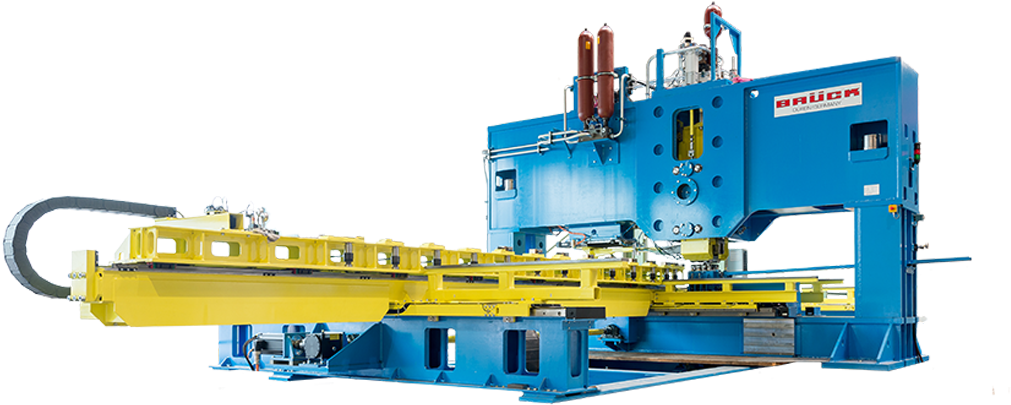 Brück Sectional Perforating Press - Machine Tool (1200x572), Png Download