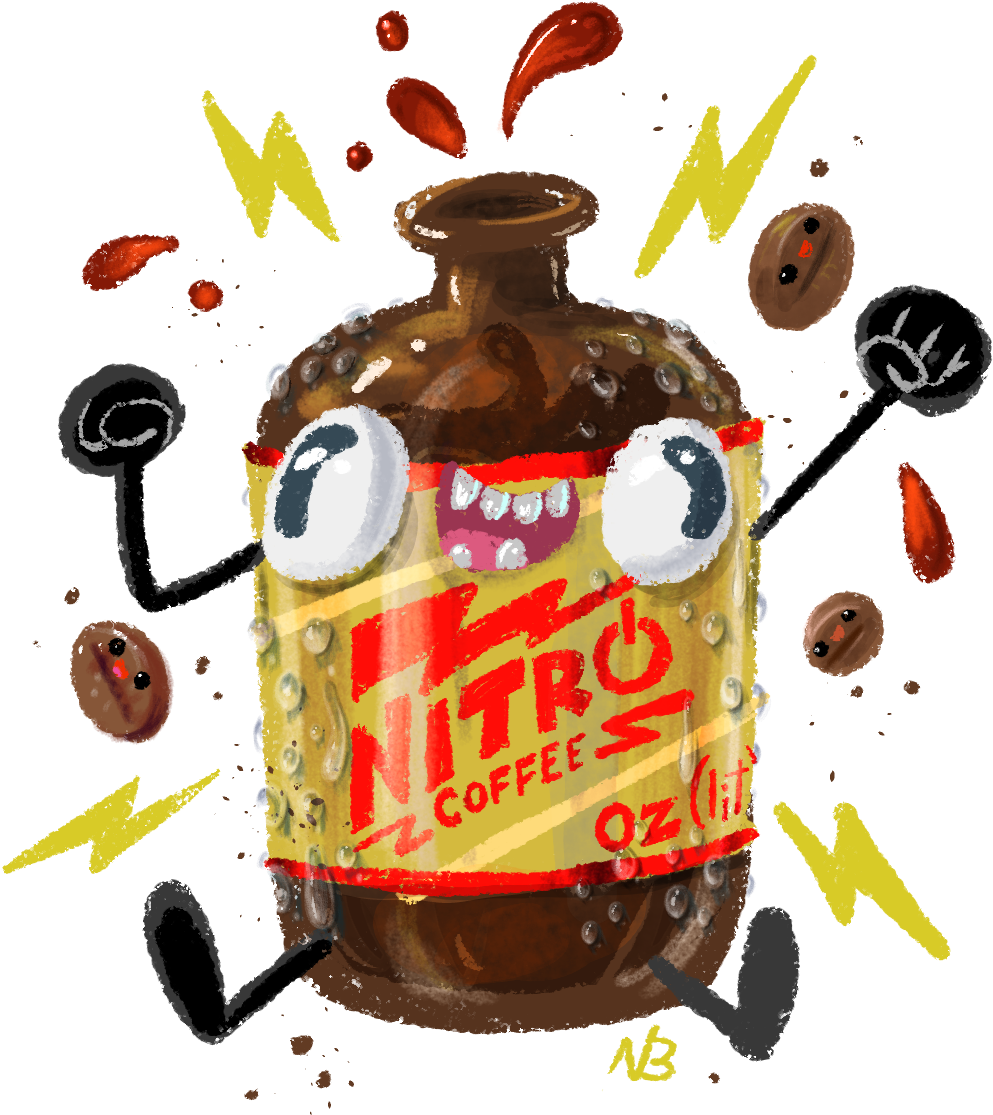 Series Of Foodie-inspired Stickers I Create For Slaptastick - Illustration (1200x1200), Png Download