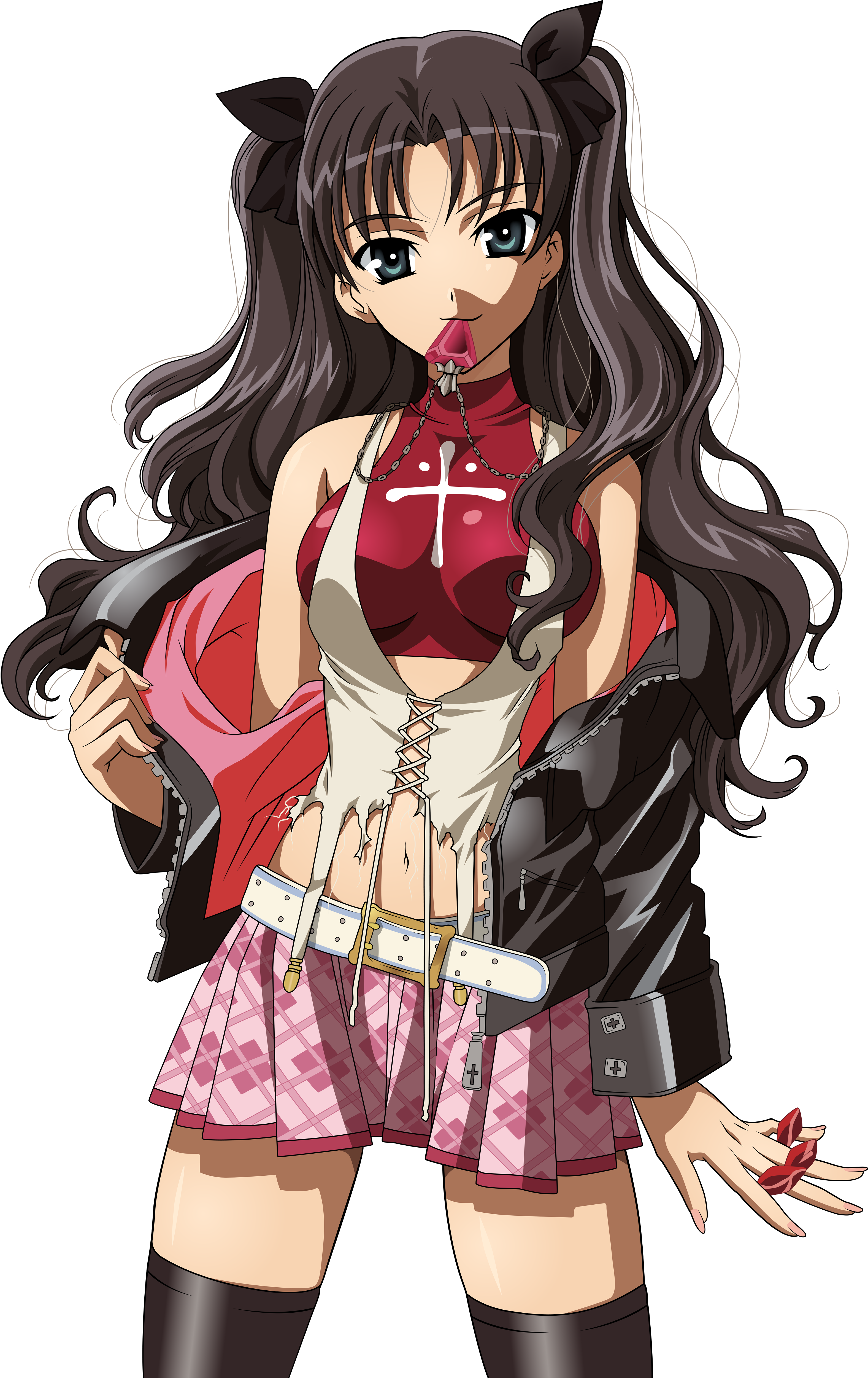 Image - Rin Tohsaka Outfits (3151x5000), Png Download