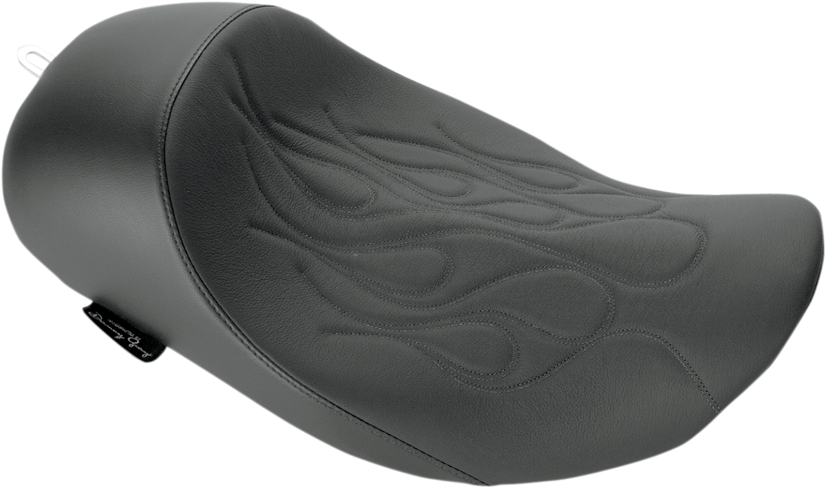 Danny Gary Black Flame Leather Speedcradle Solo Seat - Comfort (1200x709), Png Download