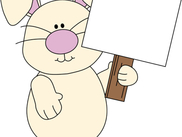 Easter Bunny Clipart Symbol - Cartoon (640x480), Png Download