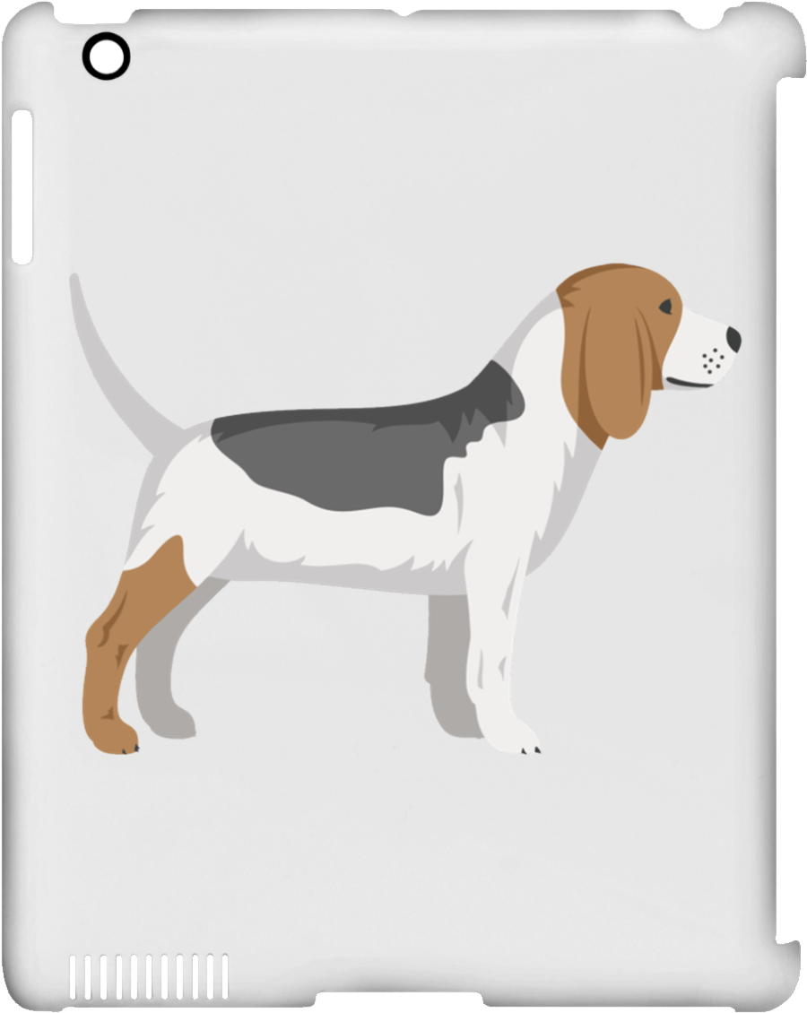 Beagle Illustration Ipad Clip Case - Tablet Computer (1155x1155), Png Download