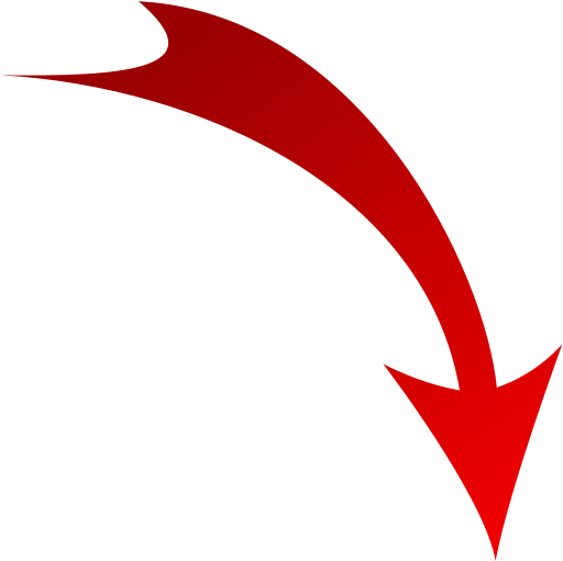 Lakota Language Consortium Lg Curved Red Arrow Left - Arrows Png For Photoshop (517x520), Png Download