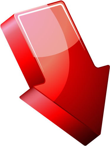 Arrow Red - Red Arrow With Transparent Background (500x500), Png Download