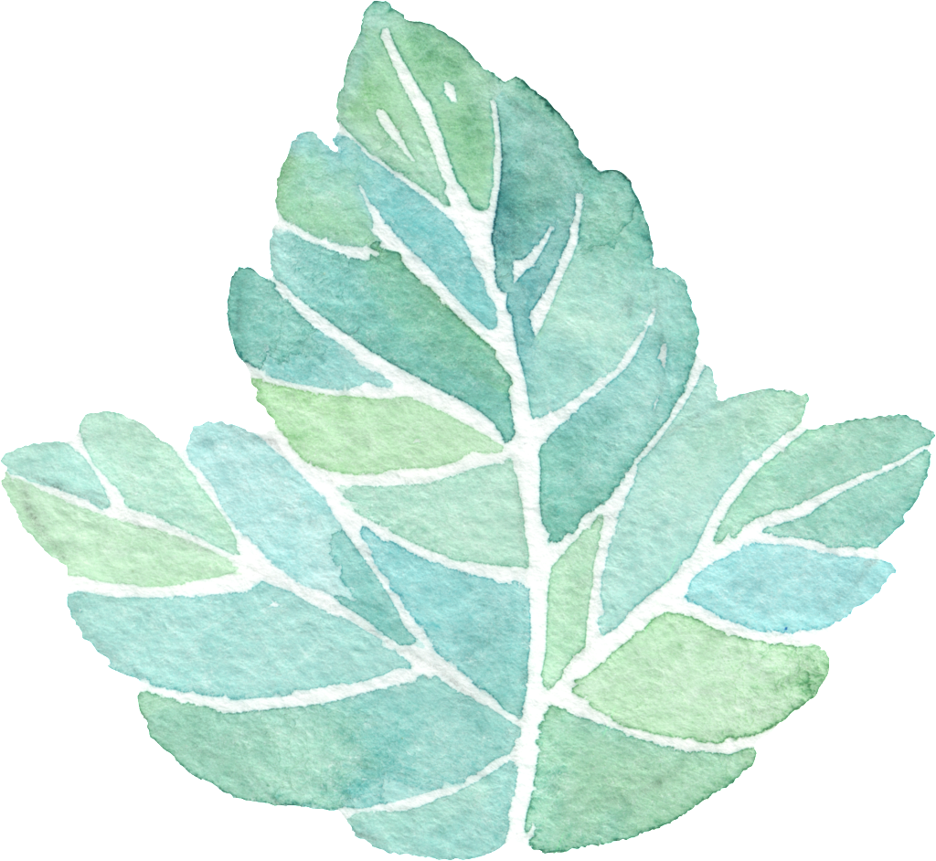Este Gráficos É A Piece Of Watercolor Leaf Transparent - 小 清新 Png 素材 (1024x942), Png Download