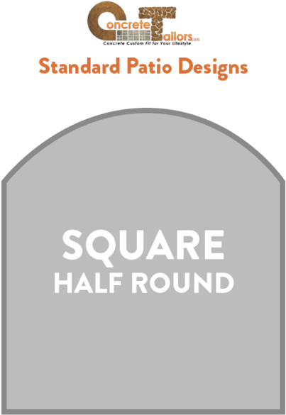 Ct Patio Designssquare Half Round - Jive Software (1000x640), Png Download