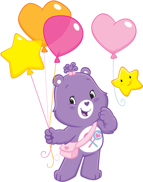 Care Bear Png - Care Bears Share Bear (547x640), Png Download