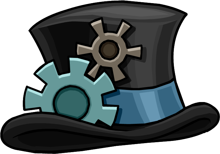 Top Hat Clipart Puffle - Puffles With Hats (723x514), Png Download