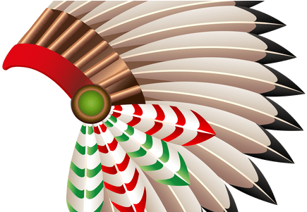 Native American K Pictures Full Hq Headdress - Red Indian Headdress Png (450x300), Png Download