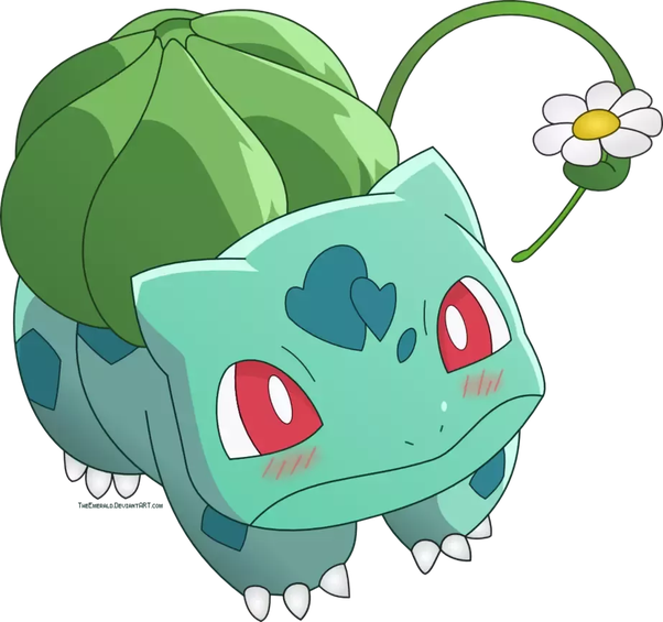 What Are The Best Starter Pok - Pokemon Bulbasaur (602x565), Png Download