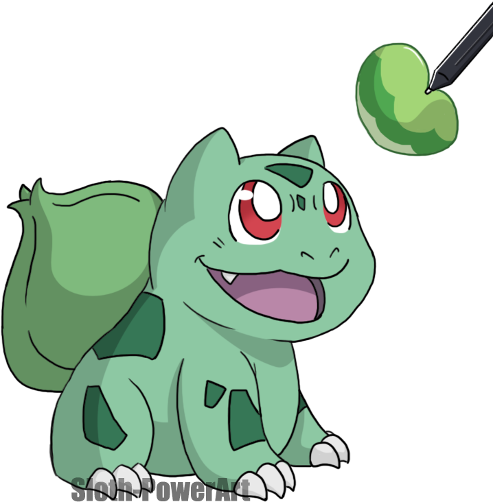 Happy Bulbasaur - Gift Art - Bulbasaur Gift (750x750), Png Download