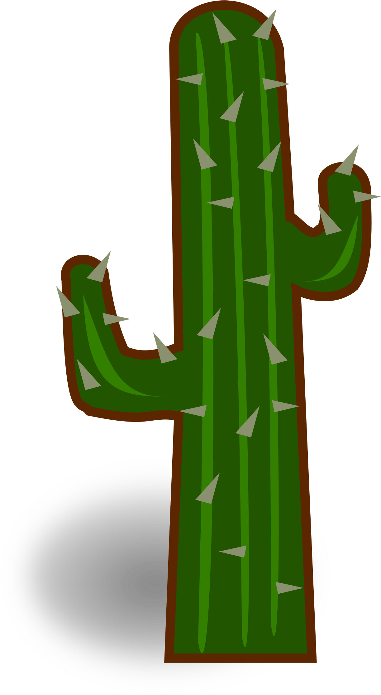 Succulent Clipart At Getdrawings - Cactus Clipart Transparent Background (324x589), Png Download