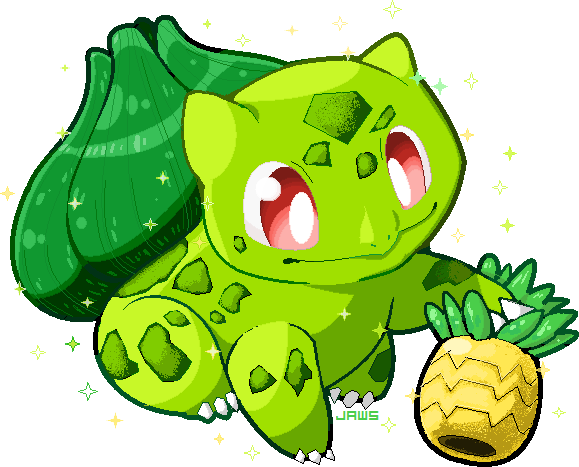 Bulbasaur Shiny Png (579x467), Png Download