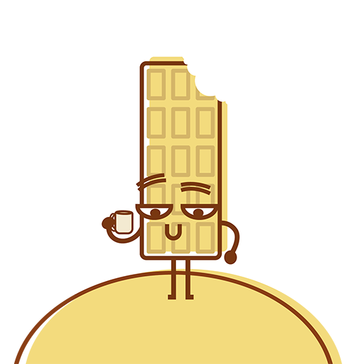 Chocolate Blanco - Illustration (500x517), Png Download