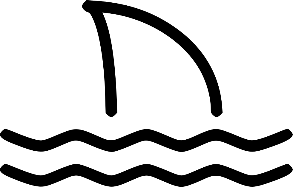 Shark Ocean Water Danger Swimming Comments (981x628), Png Download