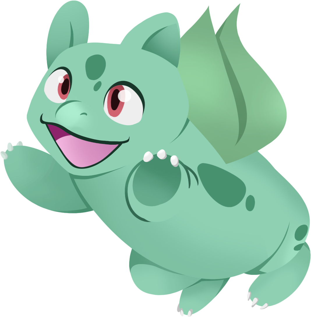 Bulbasaur - Cartoon (1200x1200), Png Download