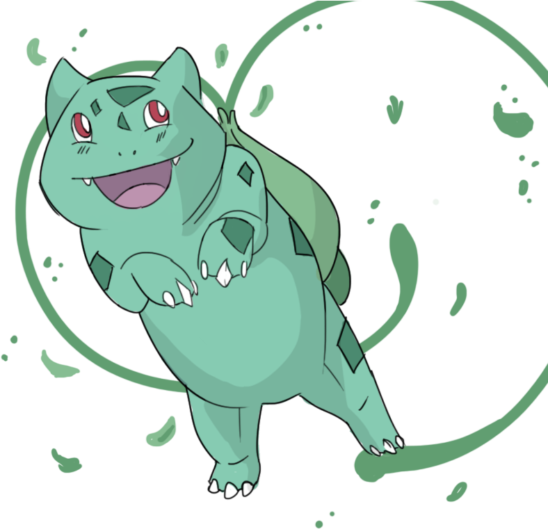 Bulbasaur 160 Kb - Cartoon (800x800), Png Download