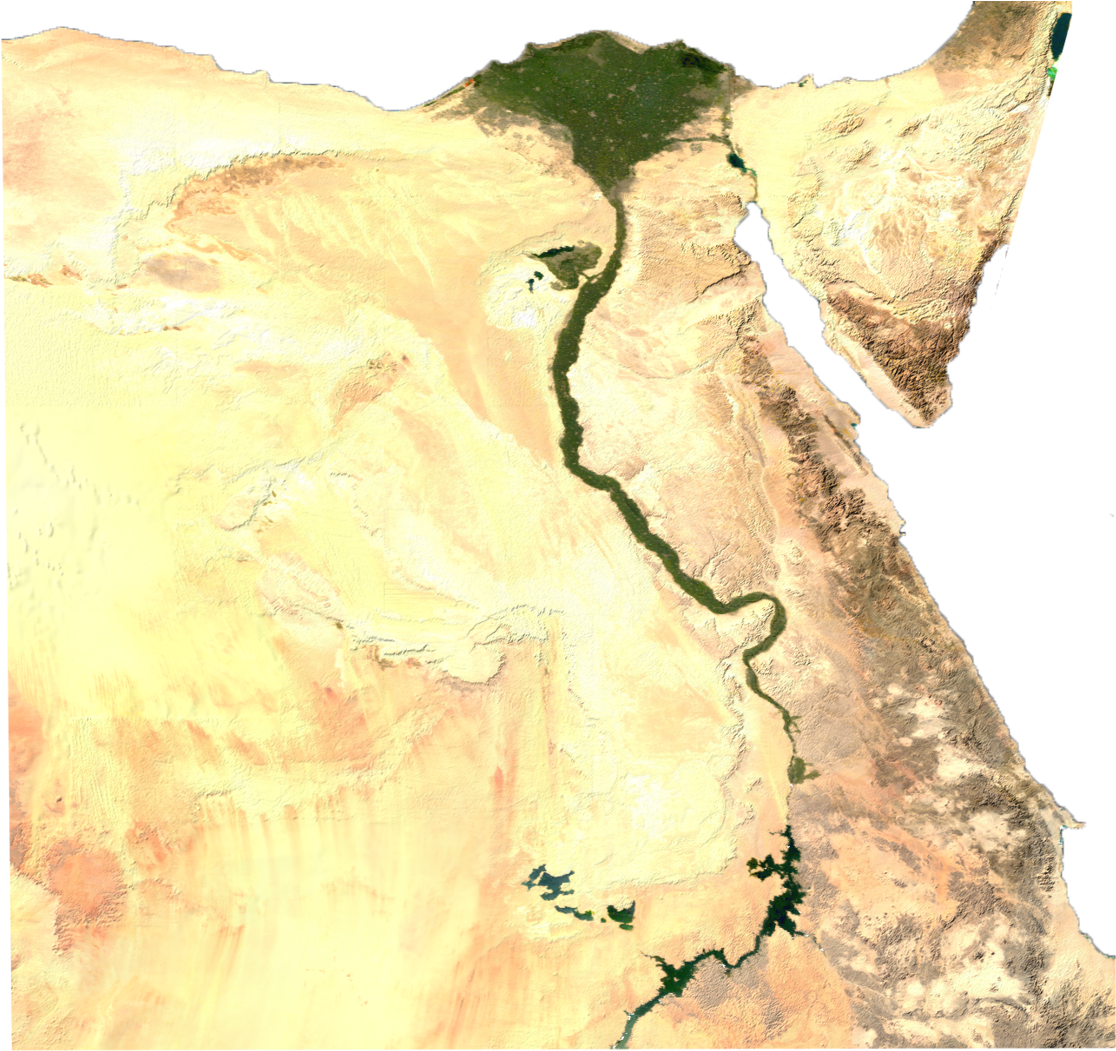 Nile River Sahara Desert (1200x1078), Png Download