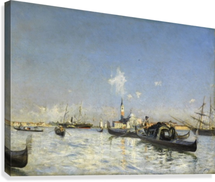 The Island Of San Giorgio In Venice Canvas Print - Venice (429x362), Png Download