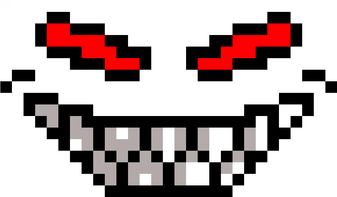 Scary Face - Portable Network Graphics (1184x1184), Png Download
