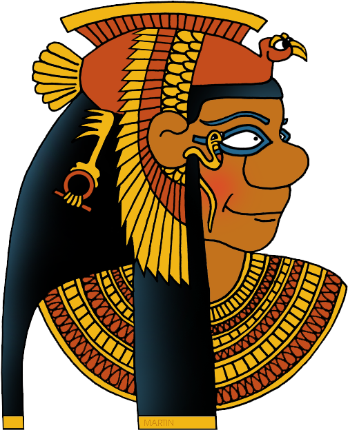 Egyptian Clipart Egyptian Mythology - Ancient Egypt Cleopatra Clipart (544x648), Png Download