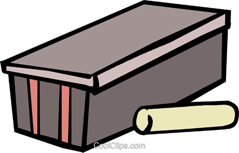 Piece Of Chalk And An Eraser Royalty Free Vector Clip Chalk And Eraser Clipart Full Size Png Download Seekpng