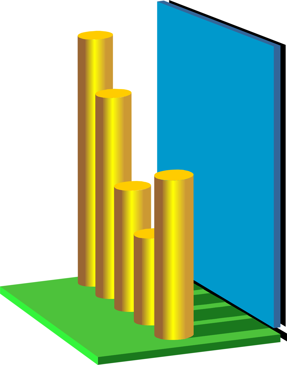 3d Graph Png - Bar Graph 3d Transparent Background (958x1220), Png Download