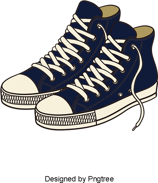 Cartoon Gray Canvas Shoe Design Vector Material, Cloth - Shoe (800x800), Png Download