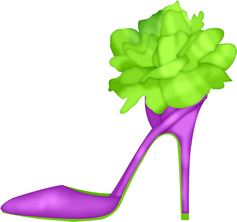 Wp Wt Shoerose - Shoe (487x461), Png Download