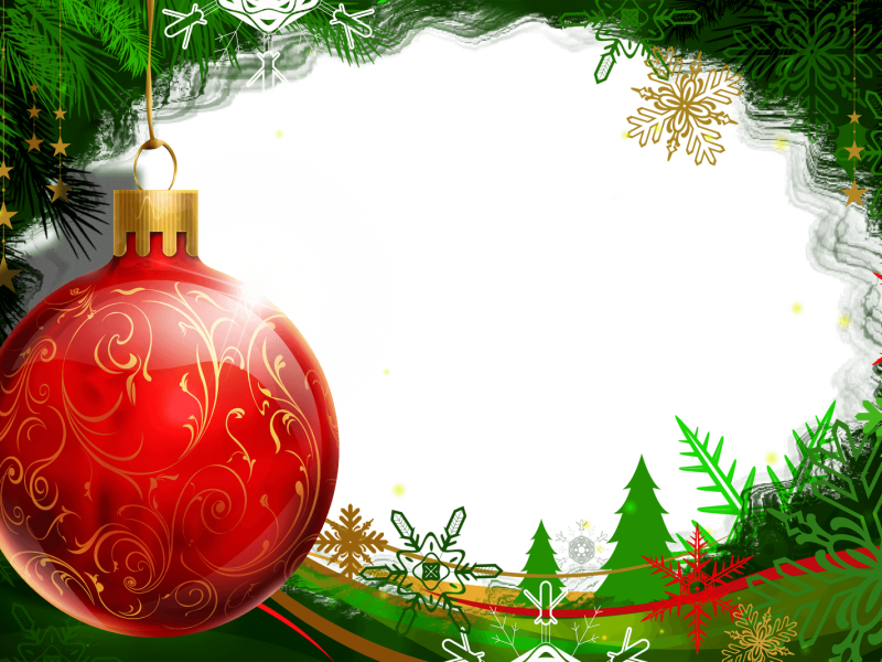 Moldura Foto Natal - Nuestra Navidad /: Nuestra Navidad / Various Cd (800x600), Png Download