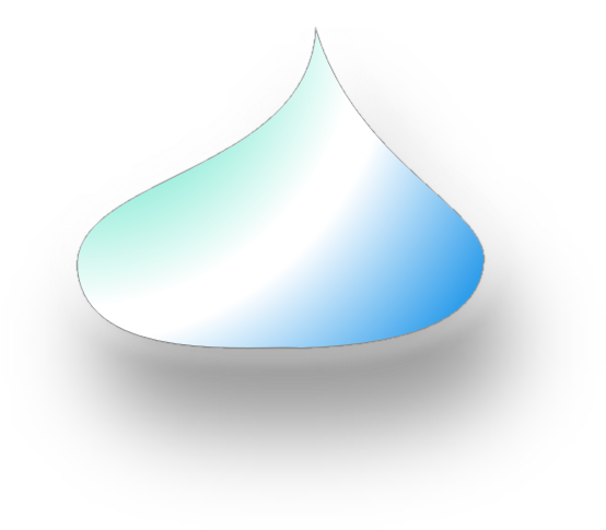 Aqueous Gel - Drop (605x532), Png Download