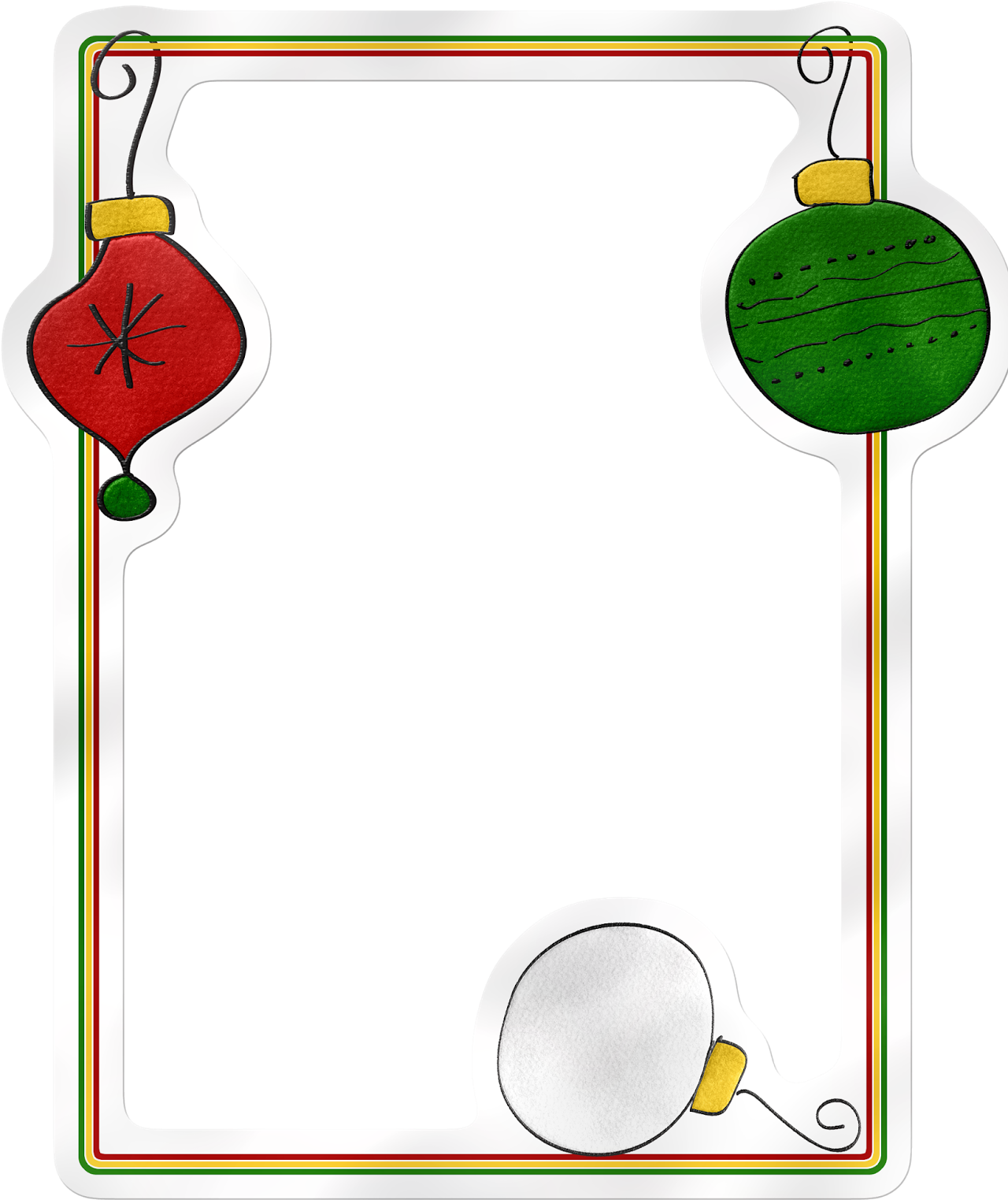 Olá Trouxe Pra Vocês Uma Seleção De Molduras Fofas - Christmas Day (1366x1600), Png Download