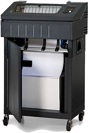 P8000 Zero Tear - Printronix Line Matrix Printer P8215 (500x525), Png Download