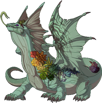 So Mostly I Went With Spruce To Match The Succulent - Flight Rising Bogsneak Male (350x350), Png Download