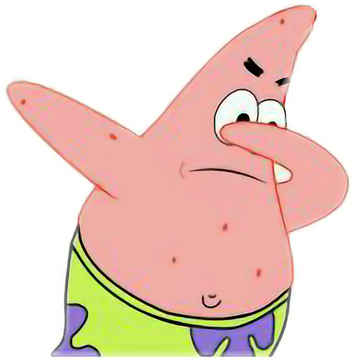 Patrick Star Dab (700x716), Png Download