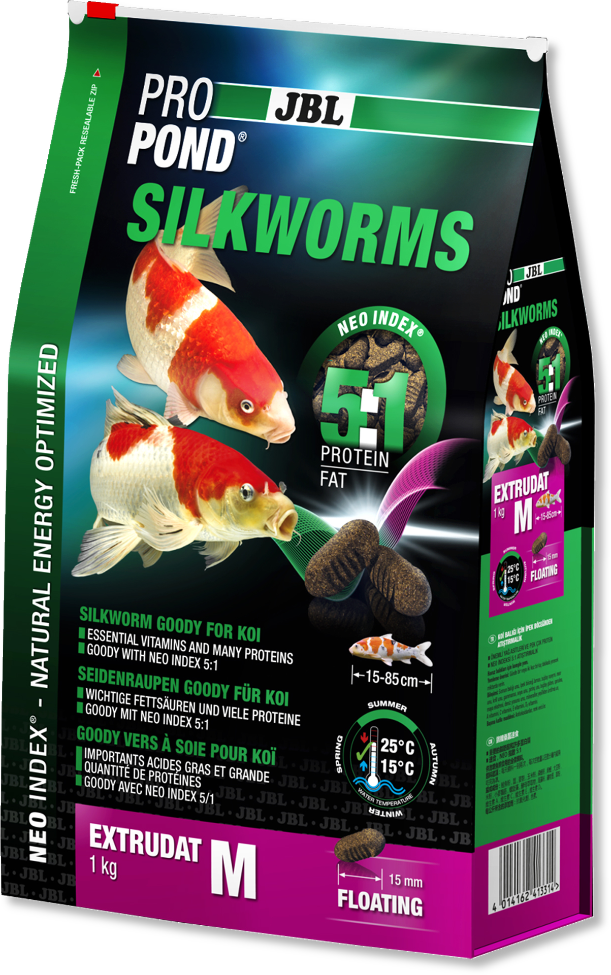 Jbl Propond Silkworms M 1kg - Silkworm Goody (1940x1940), Png Download