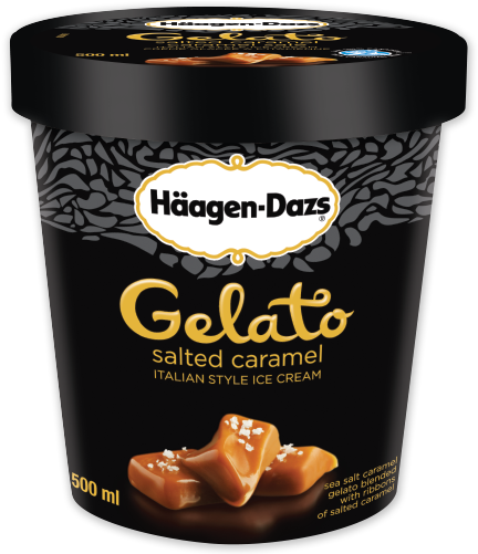 Alt Text Placeholder - Haagen Dazs Salted Caramel Gelato (500x500), Png Download