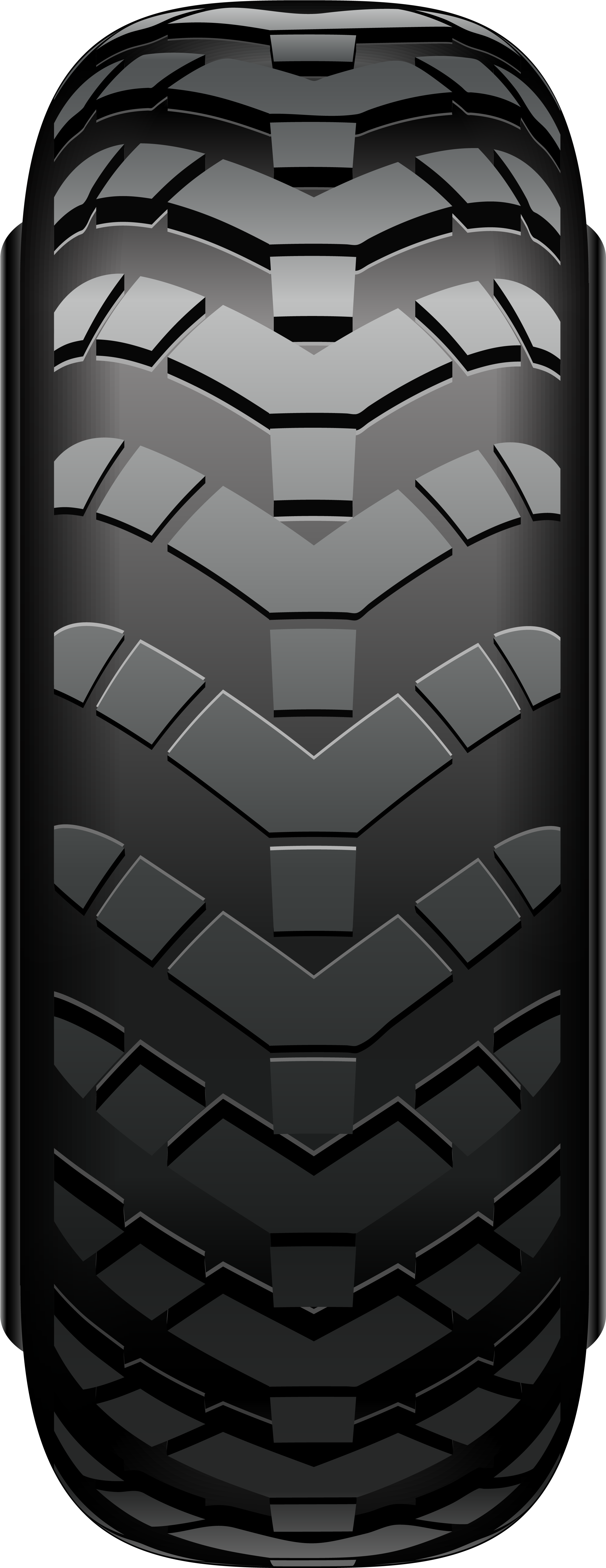 Black Tire Png Clip Art - Tire (2535x6314), Png Download