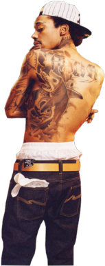 Wiz Khalifa Psd - Wiz Khalifa Low Cap (309x400), Png Download