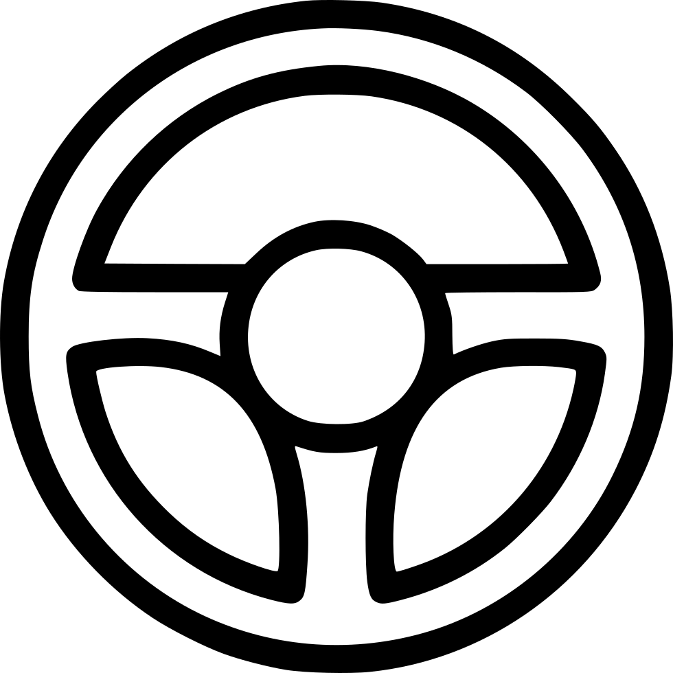 Steering Wheel Car Navigation Driving Comments - Car Steering Wheel Icon (980x980), Png Download