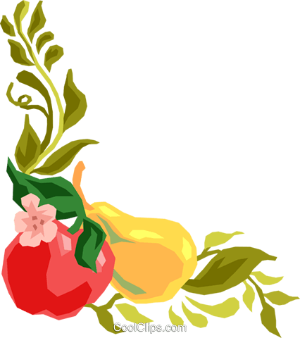 Vines Clipart Corner - Menu Border (426x480), Png Download