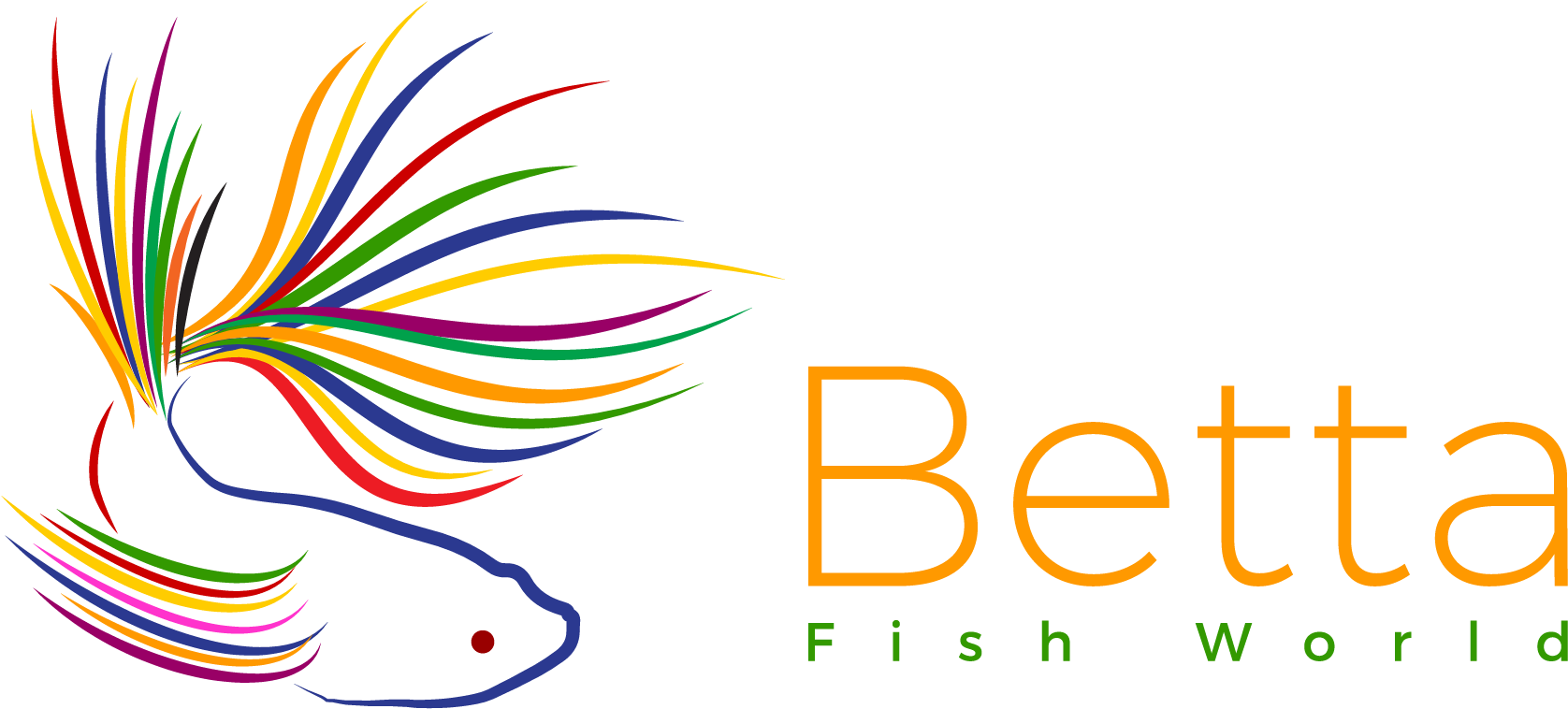 Betta Fish World - Aquarium (1973x921), Png Download