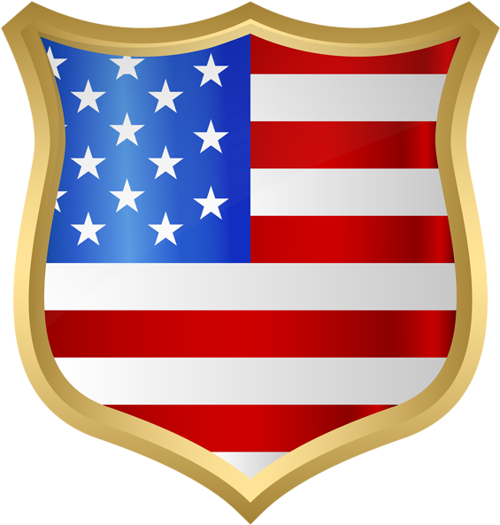 American Badge Usa Png Clip Art Image - Clip Art (572x600), Png Download