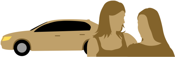 Black And White Stock Is Your Teen A Dangerous - Personal Luxury Car (600x207), Png Download